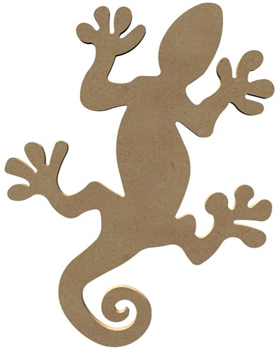 Gomille MDF Figuur Gecko 26 cm