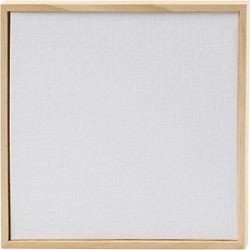 CC Canvas Panel with Frame 15.8x15.8 cm 280g White