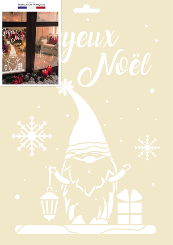 GC Sjabloon A4 Kerst Gnoom-3