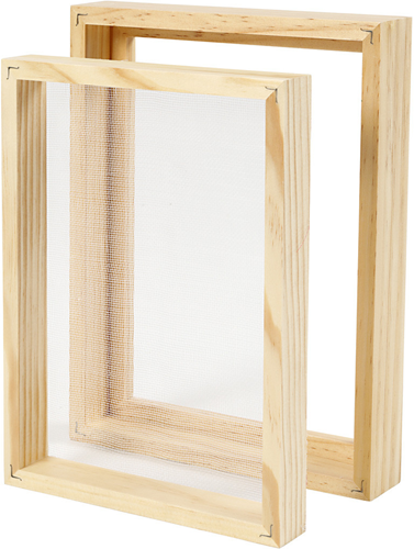 CC Grenen Papiermal met Dubbel Frame A5