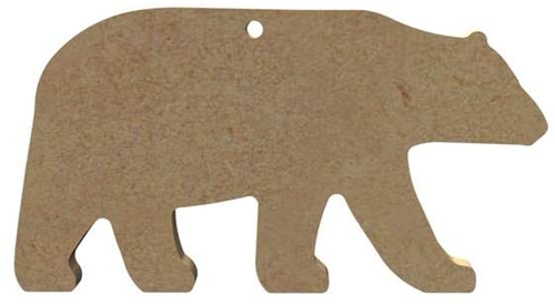 MDF Figuur IJsbeer 10 cm