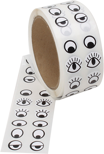 CC Stickers op Rol Ogen 2000 stuks