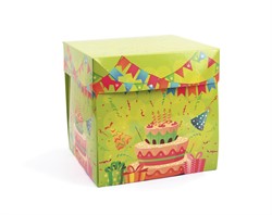 GC Kartonnen Geschenkdoos 15x15x15 cm Verjaardag