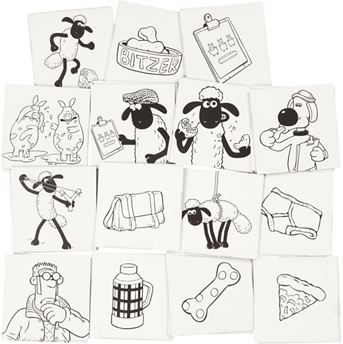CC Memoriespel Shaun 7 cm
