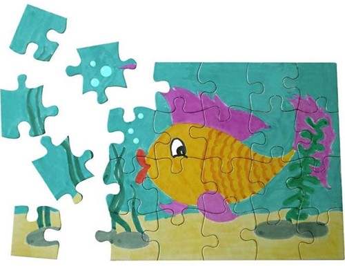 CC Jigsaw Puzzle, white, size 15x21 cm, 1 pc-2