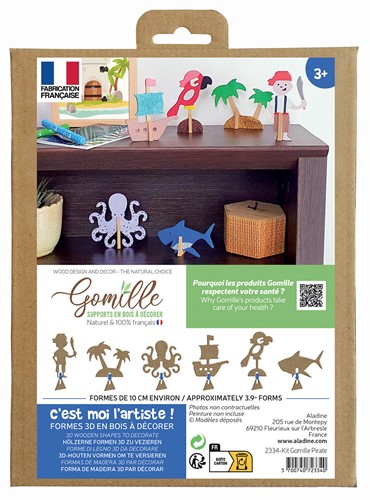 Gomille MDF Figuren Set Piraten