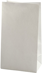 CC Paper Bag, white, size 9x15 cm, H: 27 cm, 46 g, 100 pc/ 1 pack