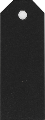 Manilla Labels 3x8 cm Zwart 20 stuks