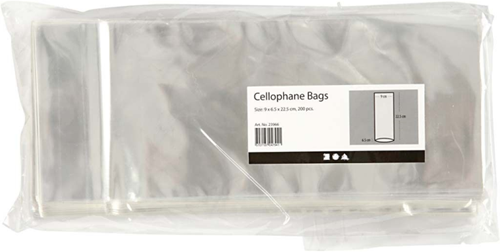 CC Cellofaan Zakjes Staand 9x22,5 cm 200 stuks-2