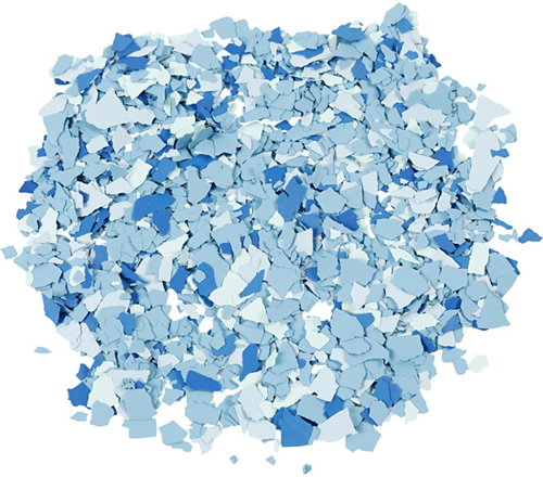 CC Terrazzo Vlokken Blauw Harmonie 90gr