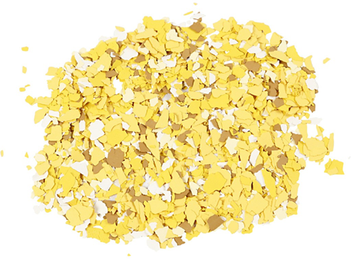 CC Terrazzo Vlokken Geel Harmonie 90gr