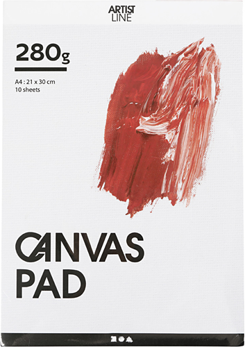 CC Canvas Block, white, A4, 280 g, 10 sheet/ 1 pc-2