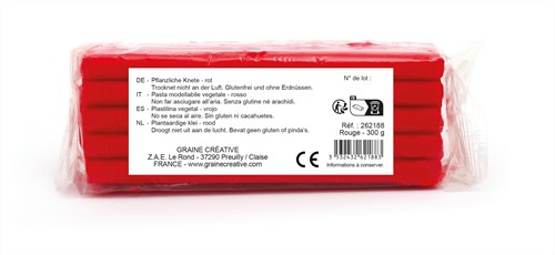 GC Plantaardige Klei 300gr Rood-2