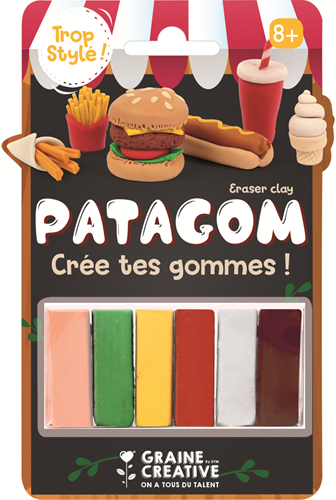 Patagom Gum Klei Set Snacks 6x25 gr