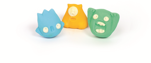 Patagom Gum Klei Mal Monsters 11,5x20,5 cm-2