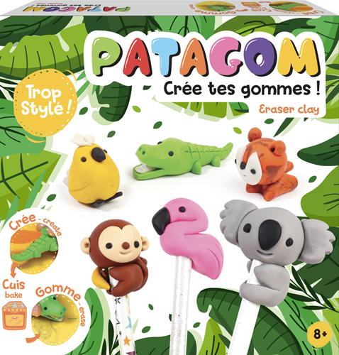 Patagom Gum Klei Set Wilde Dieren
