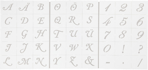 Viva Decor Letters en Cijfers A5