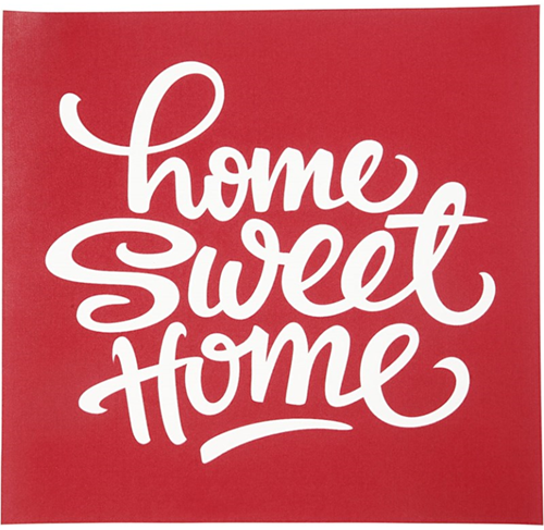 CC Screen Stencil Home Sweet Home 20x22 cm