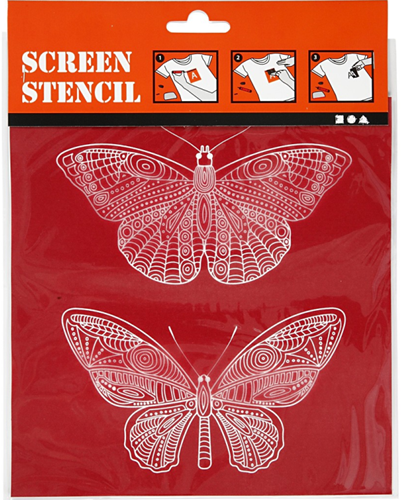 CC Screen Stencil Vlinders 20x22 cm-2