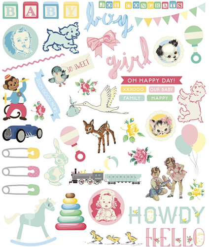 CC Stickers Baby 15-125 mm 96 stuks
