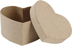 CC Heart-shaped Box, size 11,5x11,5 cm, H: 6 cm, 1 pc