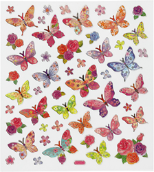 CC Stickers Vlinders 15x16,5 cm