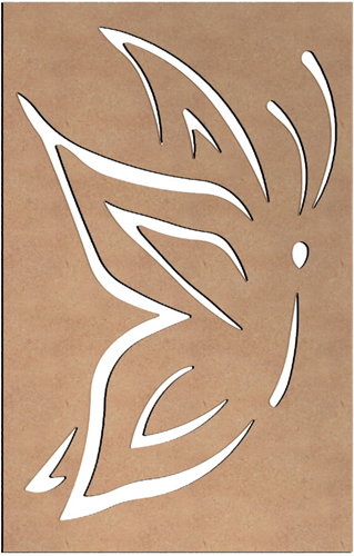 Gomille MDF Open image Butterfly