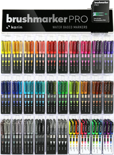 Karin Brushmarker Pro Display Plus 360 stuks