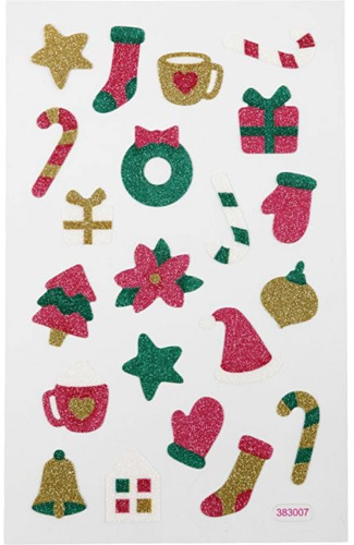 CC Stickervel Kerst 10x16 cm