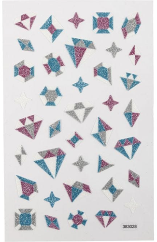 CC Stickervel Diamanten 10x16 cm