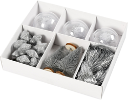 CC Geschenkverpakking Set Kerst Zilver