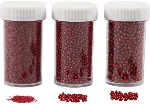 CC Mini Glas Stenen Rood