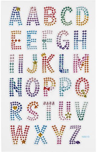 CC Diamond Stickervel Letters