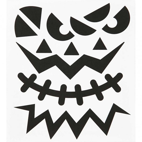 CC Stickers Halloween Gezichten