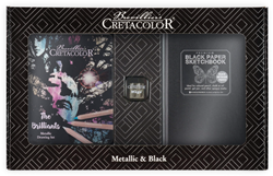 Cretacolor Mega Kleurpotloden Metallic & Black Set