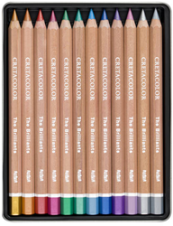 Cretacolor Mega Kleurpotloden Metallic Set 12 kleuren
