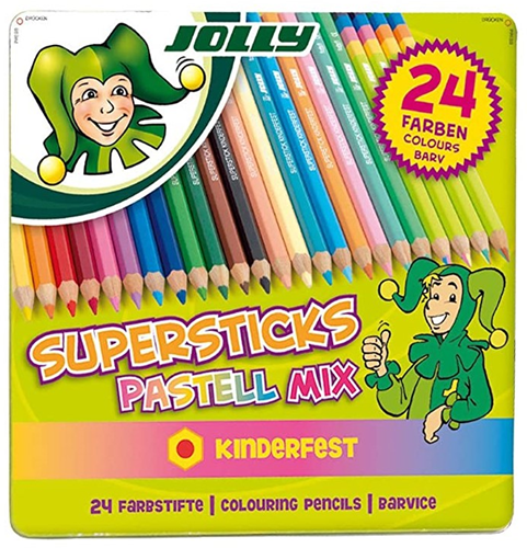 Jolly Supersticks Pastel kleurpotloden 24 stuks