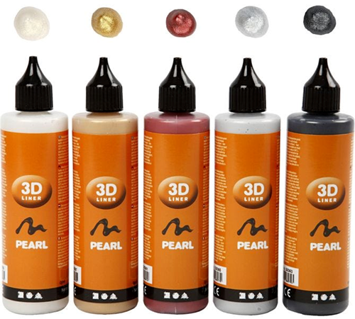 CC 3D Liner Set 5x100 ml Metallic