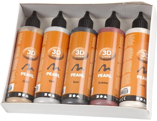 CC 3D Liner Set 5x100 ml Metallic-2