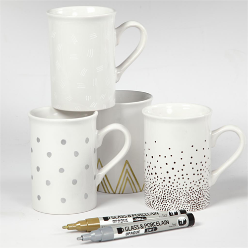 CC Glas- en Porseleinstift Dekkend Set Metallic 4 stuks-3
