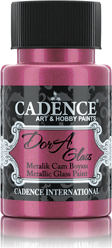 Cadence Dora Metallic Glas Verf 50 ml Bright Fuchsia