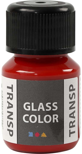 CC Glass Color Transparent Rood 30ml