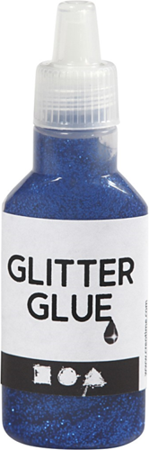 CC Glitterlijm 25 ml Donkerblauw