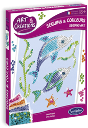 Art & Creations Pailetten Dolfijnen