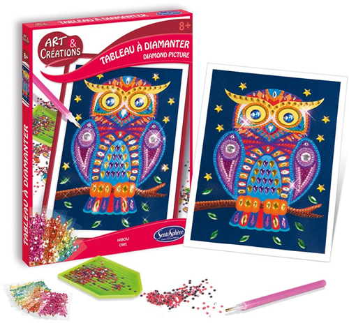 Art & Creations Diamond Canvas Owl-2