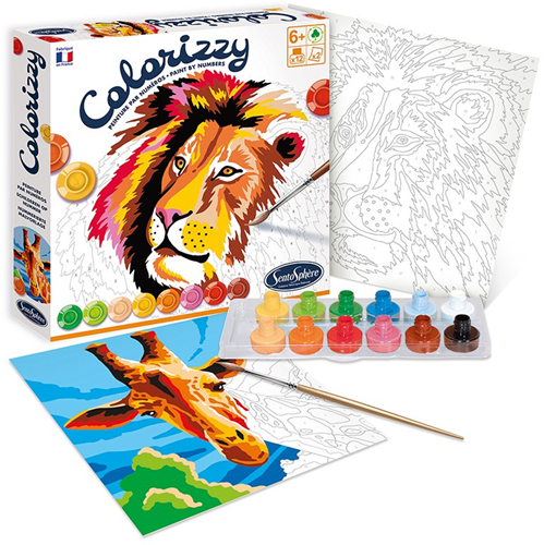 Colorizzy Painter by Numbers Savanna Animals-2