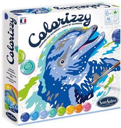 Colorizzy Painter by Numbers Dolphin