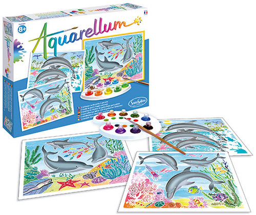 Aquarellum Dolfijnen