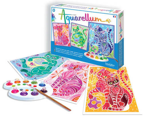 Aquarellum Katten
