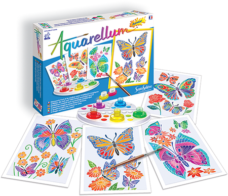 Aquarellum Junior Butterflies and Flowers